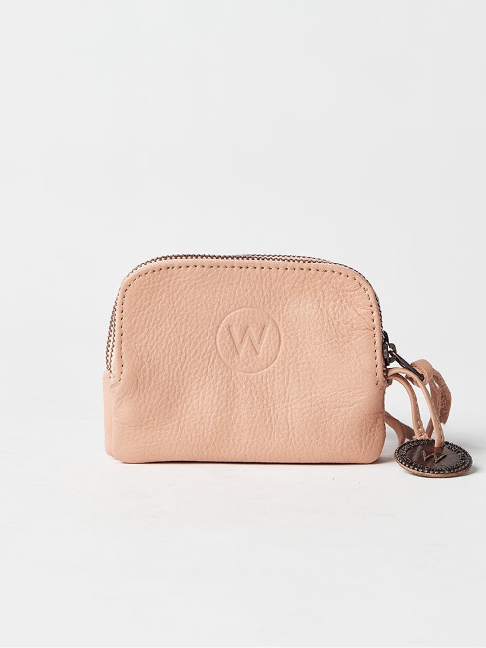 Wanderers Leather Mini Wallet in Blush